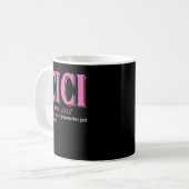 Mug Définition de l'ICC - Jour des grand-mères (Devant gauche)