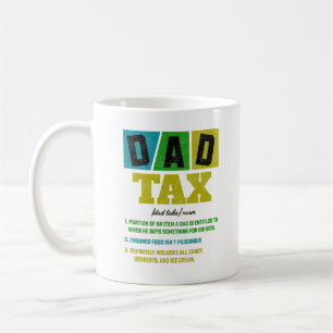 Mug Définition de l'impôt papa Drôle Fête des pères Fu