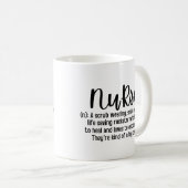 Mug Définition de l'infirmière (Devant droit)