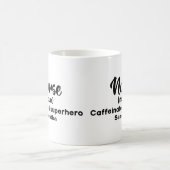 Mug Définition de l'infirmière drôle personnalisée (Centre)