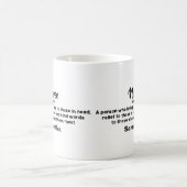 Mug Définition de l'infirmière motivationnelle personn (Centre)