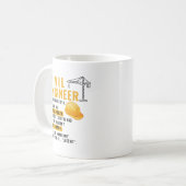 Mug Définition de l'ingénieur civil - Don du solveur d (Devant gauche)
