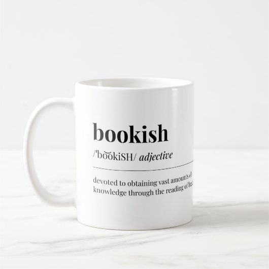 Mug Définition de livre (Gauche)