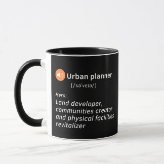 Mug Définition de l'urbaniste| don d'idée mignon