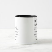 Mug Définition de Maître Reiki personnalisée (Centre)