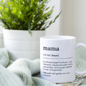 Mug Définition de maman drôle dictionnaire de mère