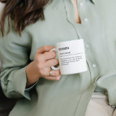 Mug Définition de maman drôle dictionnaire de mère
