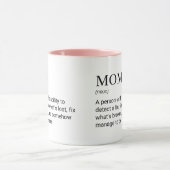 Mug Définition de maman drôle et adorable (Centre)