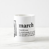 Mug Définition de mars (Centre)