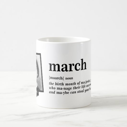 Mug Définition de mars (Centre)