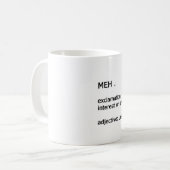 Mug Définition de Meh (Devant gauche)