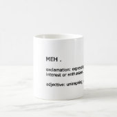 Mug Définition de Meh (Centre)