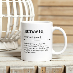 Mug Définition de Namaste Yoga Pleine Conscience