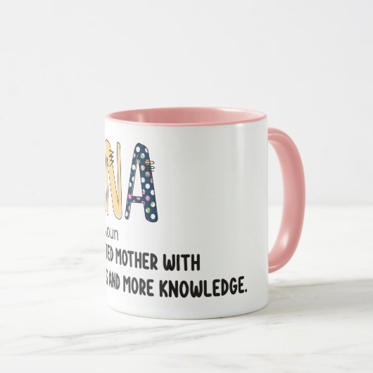 Mug Définition de Nana (Devant droit)