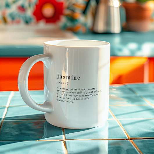 Mug Définition de nom personnalisée | 3 Photo
