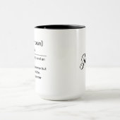 Mug Définition de nom personnalisée | Signification pe (Centre)