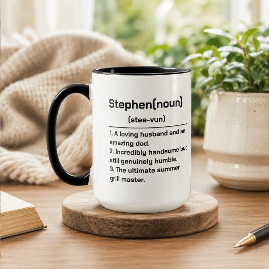 Mug Définition de nom personnalisée | Signification pe