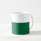 Mug Définition de nom vert émeraude personnalisée drôl (Devant droit)