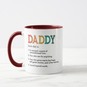 Mug Définition de Papa pour la Fête des Pères