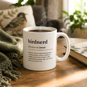 Mug Définition de passionné d'oiseaux Cadeau drôle pou
