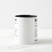 Mug Définition de patronne personnalisée (Centre)
