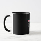 Mug Définition de Pawma avec Empreinte de patte floral (Gauche)
