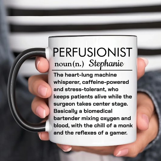 Mug Définition de perfusionniste personnalisée