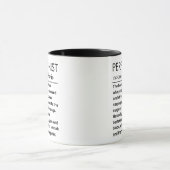 Mug Définition de perfusionniste personnalisée (Centre)