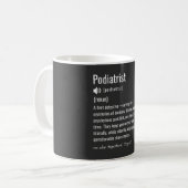 Mug Définition de podologue (Devant gauche)