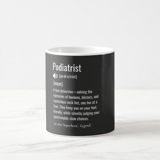 Mug Définition de podologue (Centre)