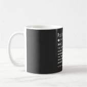Mug Définition de podologue (Gauche)