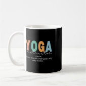 Mug Définition de professeur de yoga normal seulement (Gauche)