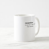 Mug Définition de récursion (Devant droit)