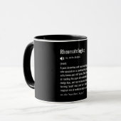 Mug Définition de rhumatologue (Devant gauche)