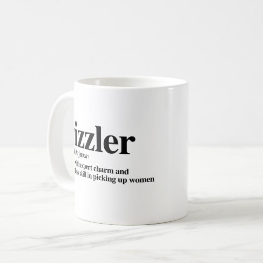 Mug Définition de Rizzler (Devant gauche)