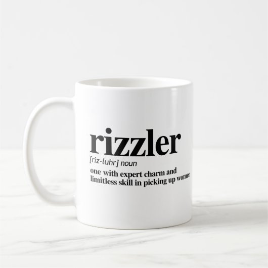 Mug Définition de Rizzler (Gauche)