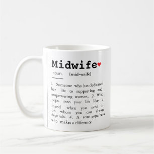 Mug Définition de sage-femme, cadeau de sage-femme,