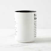 Mug Définition de Script de Dictionnaire Amusant pour (Centre)