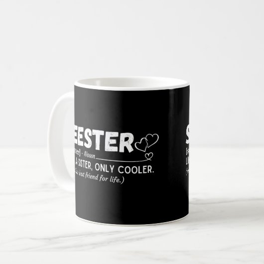 Mug Définition de seester (Devant gauche)