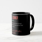 Mug Définition de sous-chef drôle (Devant droit)