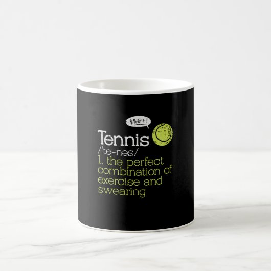 Mug Définition de tennis (Centre)