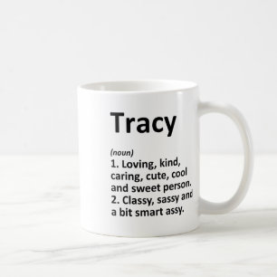 Mug Définition de Tracy Nom Personnalisé Cadeau Fun Dr