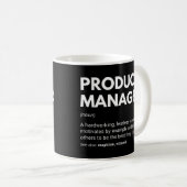 Mug Définition de travail inspirante pour le responsab (Devant droit)