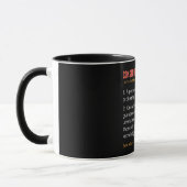 Mug Définition de travailleur de construction amusant (Gauche)
