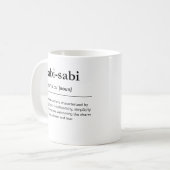 Mug Définition de Wabi-Sabi Japon Culture Art (Devant gauche)