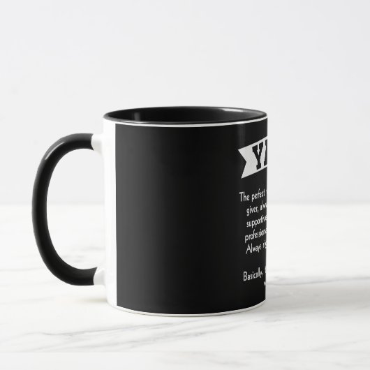 Mug Définition de Yaya/Grand-mère (Gauche)