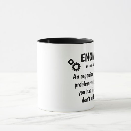 Mug Définition d'Engineer (Centre)
