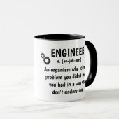 Mug Définition d'Engineer (Devant droit)