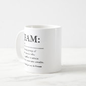 Mug Définition d'équipe (Devant gauche)