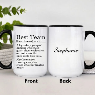 Mug Définition d'équipe personnalisée idéale